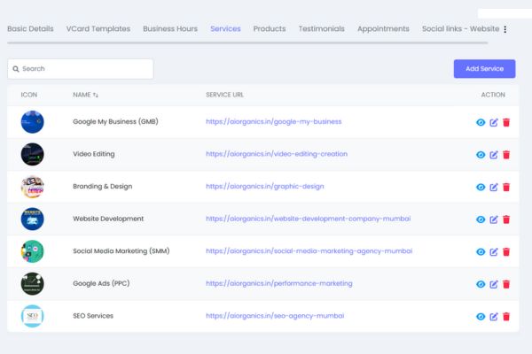 Services Management