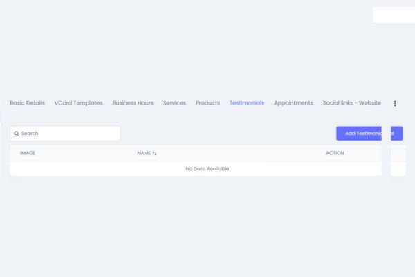 Testimonials Management