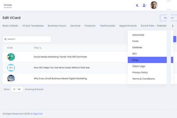 Blog Management